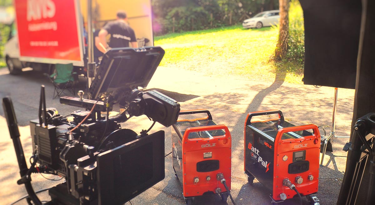 Stromversorgung für Filmsets & Fotoshootings!