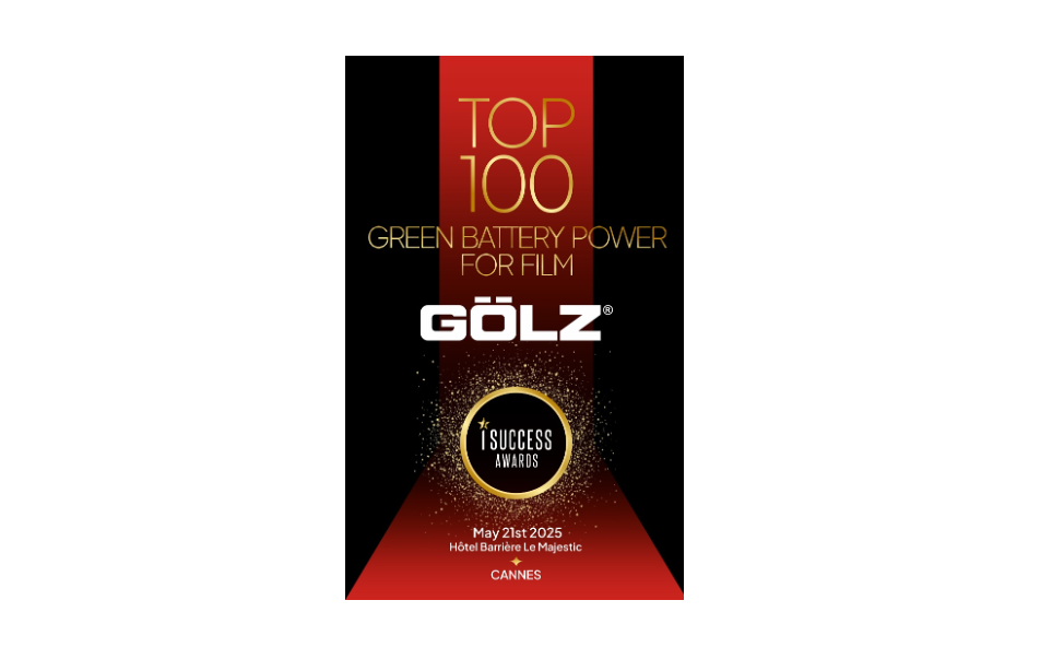 Das BattPak 3621 gewinnt den „Best Green Battery Power for Film“-Award in Cannes
